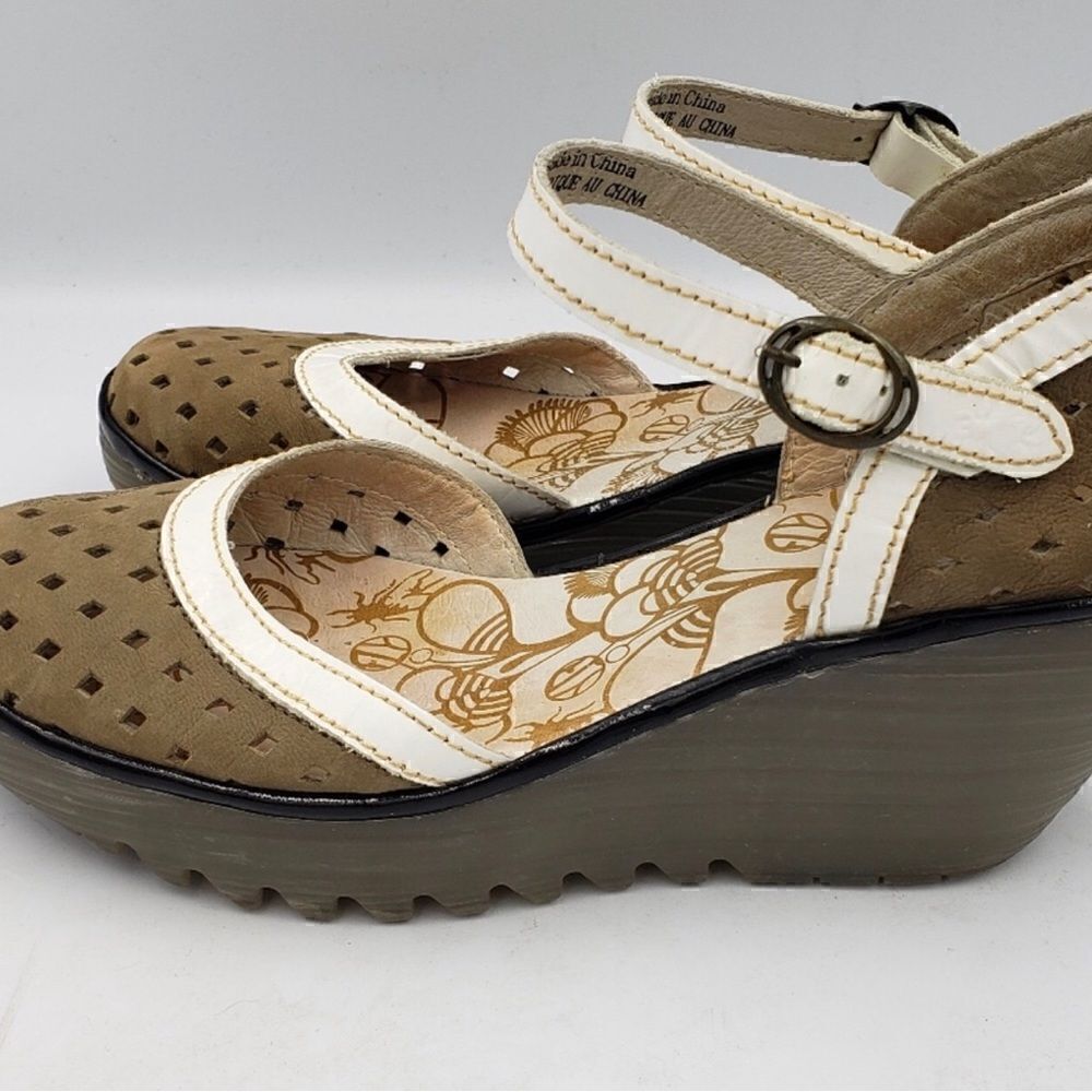 Fly London Wedge Closed Toe Sandal - Picture 6 of 13